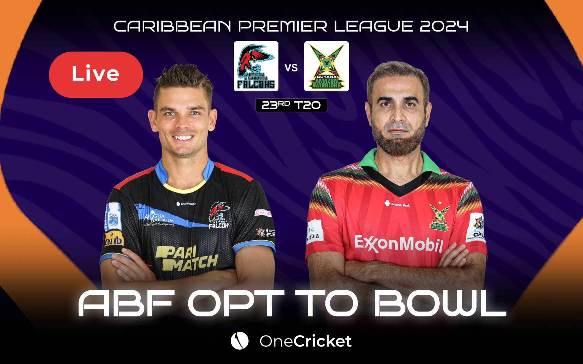 CPL 2024, GUY vs ABF, Match 23 Live Score: Match Updates, Highlights And Live Streaming